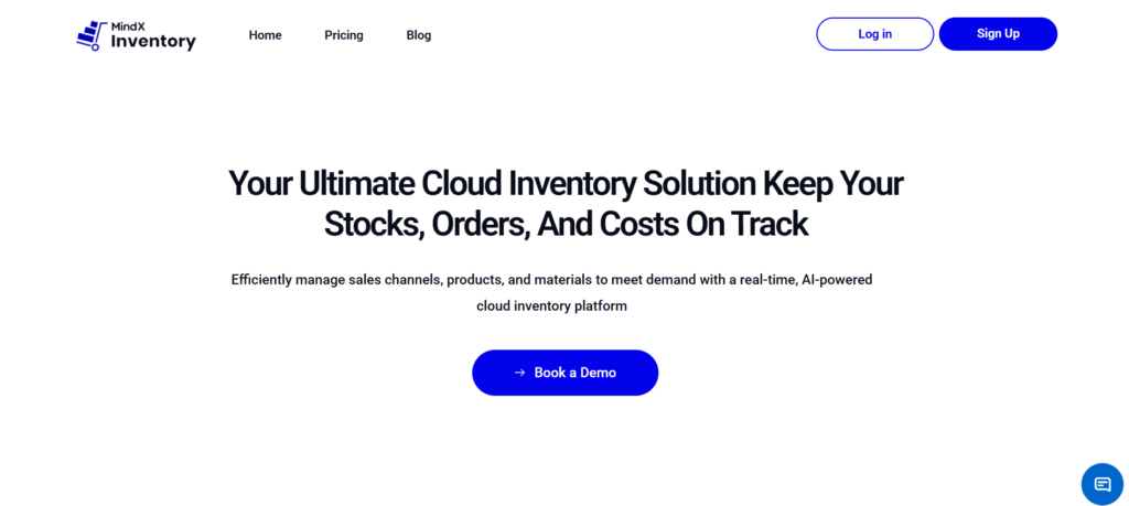 MindX Inventory website